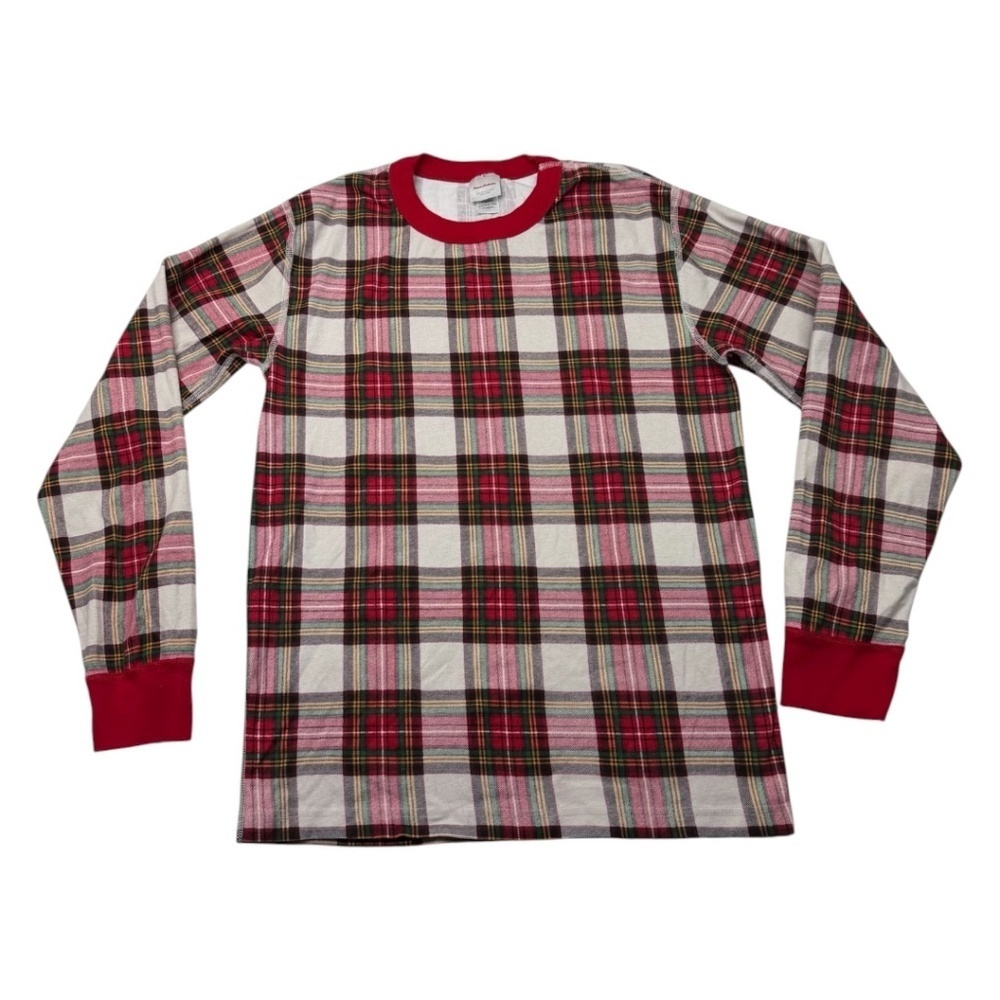 Hannah Anderson Adult Holiday Pajama Top Family Holiday Plaid